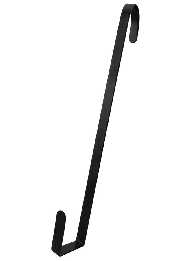 Norgail 12 Inch Christmas Wreath Hanger Hooks Over Door Metal Hooks Practical Clothes Towel Hanger Hooks for Christmas Front Door Decorations Pack of 2 - Image 3